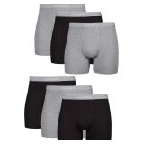 Hanes Men's Boxer Briefs, Cotton Moisture-wick