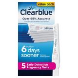 Clearblue Early Detection Pregnancy Test, 5 Ct