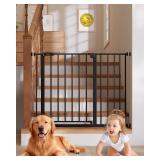 InnoTruth Baby Gate, 30' Tall, Black