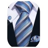 Barry.Wang Men Tie Sets: Silk Necktie