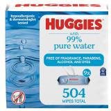 Huggies 99% Pure Water Baby Wipes, Unscented