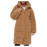 $140 Levi's Women's Patchwork Quilted Teddy Coat