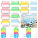 Plastic Fish Bowls with Ventilated Lids & Nets