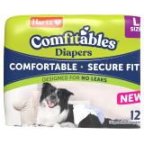 Hartz Comfitables Dog Diapers, Large