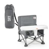 Bright Starts Pop 'N Sit Booster, Grey