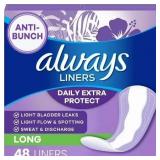 Always Daily Extra Protect Panty Liners, Long