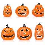 $102 Tujoe 6 Pcs Halloween Pumpkin Lantern Set