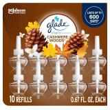 Glade PlugIns Refills Cashmere Woods, 10 ct