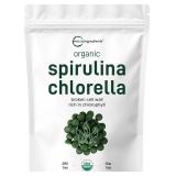 Spirulina Chlorella Tablets, 3,000mg/serving
