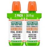 TheraBreath Fresh Breath Mouthwash, Mint 16oz