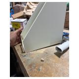 U Brands Juliet Magazine Holder White Wood