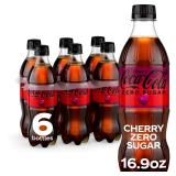 24 Pack Coca-Cola Zero Sugar Cherry 16.9 oz