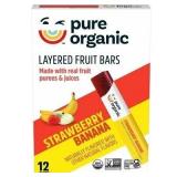 Pure Organic Fruit Snacks Strawberry Banana