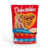 Delectables Squeeze Up Cat Treats Tuna & Shrimp