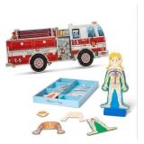 Melissa & Doug Magnetic Anatomy/Firettruck