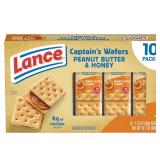 Lance Peanut Butter and Honey, 10 Count 1.37 Oz