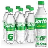 Sprite Lemon Lime Soda, 16.9 fl oz, 6 Pack
