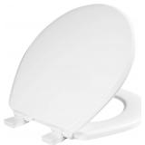 BEMIS 600E4 Ashland Toilet Seat, Round White