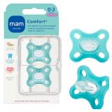 MAM Comfort Baby Pacifier 0-3M, BPA-Free, 2 Pk