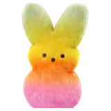 Animal Adventure 15' Rainbow Bunny Peeps Plush