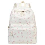 LEDAOU Girls Backpack 17' 18L Bow Print