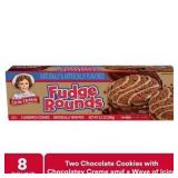 2pk Little Debbie Snacks Fudge Rounds, 8ct (16ct)