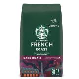 Starbucks Dark Roast Ground Coffee, 28 oz