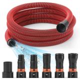 Klabb 10ft Dust Hose Kit with 6 Adapters