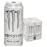 Monstar Energy, Zero Ultra, 16 fl oz, 4 Pack
