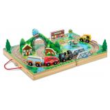 Melissa & Doug Take-Along Railroad Set