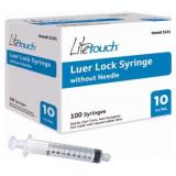 LiteTouch 10mL Luer Syringe, Sterile, 100s