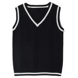 SzSm Women s V Neck Vest Sleeveless Top