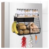 Magnetic Fridge Shelf: Wire Storage Basket