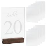 19 Pack Frosted Acrylic Sign Blank 5x7 1/8'