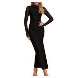 Small - XinFSh Women s Spring Wedding Guest Maxi D