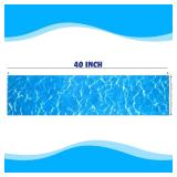 Nuanchu 12x40in Vinyl Pool Liner Patch