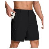 XL SERAMY Mens Stretch Golf Shorts, 6 Pockets
