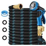 Garden Hose 100 ft, 10-Function Sprayer