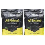 Panda Licorice Soft Chews Black, 7 oz (2)