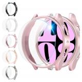 Shenou 5 Pack Galaxy Watch 6 Case 44mm