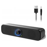 1Mii USB-Powered Computer Speakers with Volume