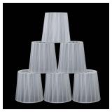KORA Clip-on Chandelier Lamp Shades, Set of 6