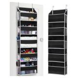 ULG Over-The-Door Organizer, 5 Shelf, Black