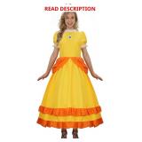 (Unknown size) Princess Peach Daisy Costume with C