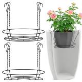Adjustable Planter Inserts, Large Pots, Black