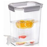 Elsjoy 1.2-Gallon Plastic Drink Dispenser