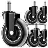 RidRed 3' Universal Office Chair Wheels