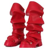 VOMIRA Slouchy Boots for Women Fold Over Boots