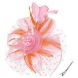 Fascinators Hats for Women Tea Party Pearl