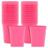 Blue Panda Hot Pink 16 oz Stadium Cups (24)